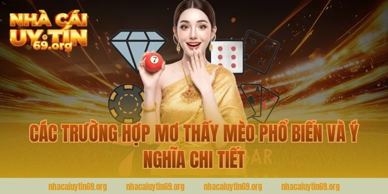 Các trường hợp mơ thấy mèo phổ biến và ý nghĩa chi tiết
