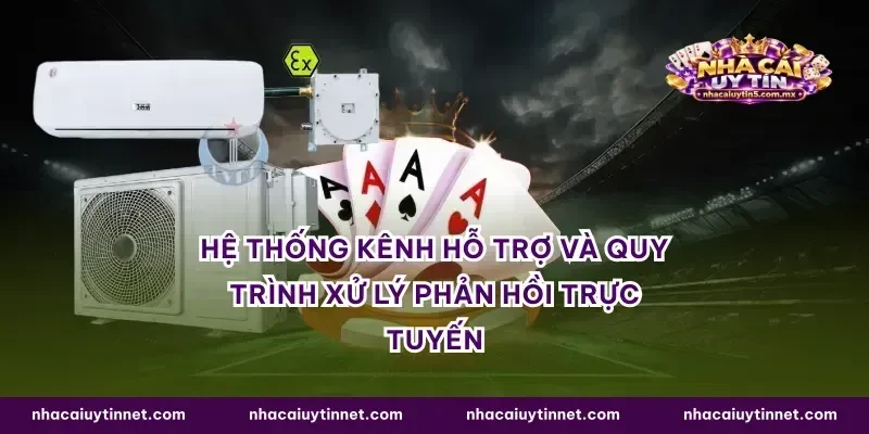 Hệ thống kênh hỗ trợ và quy trình xử lý phản hồi trực tuyến